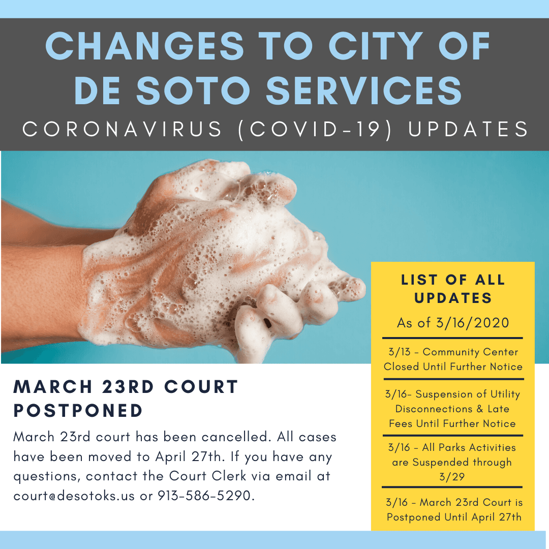 COVID-19 UPDATES- Court