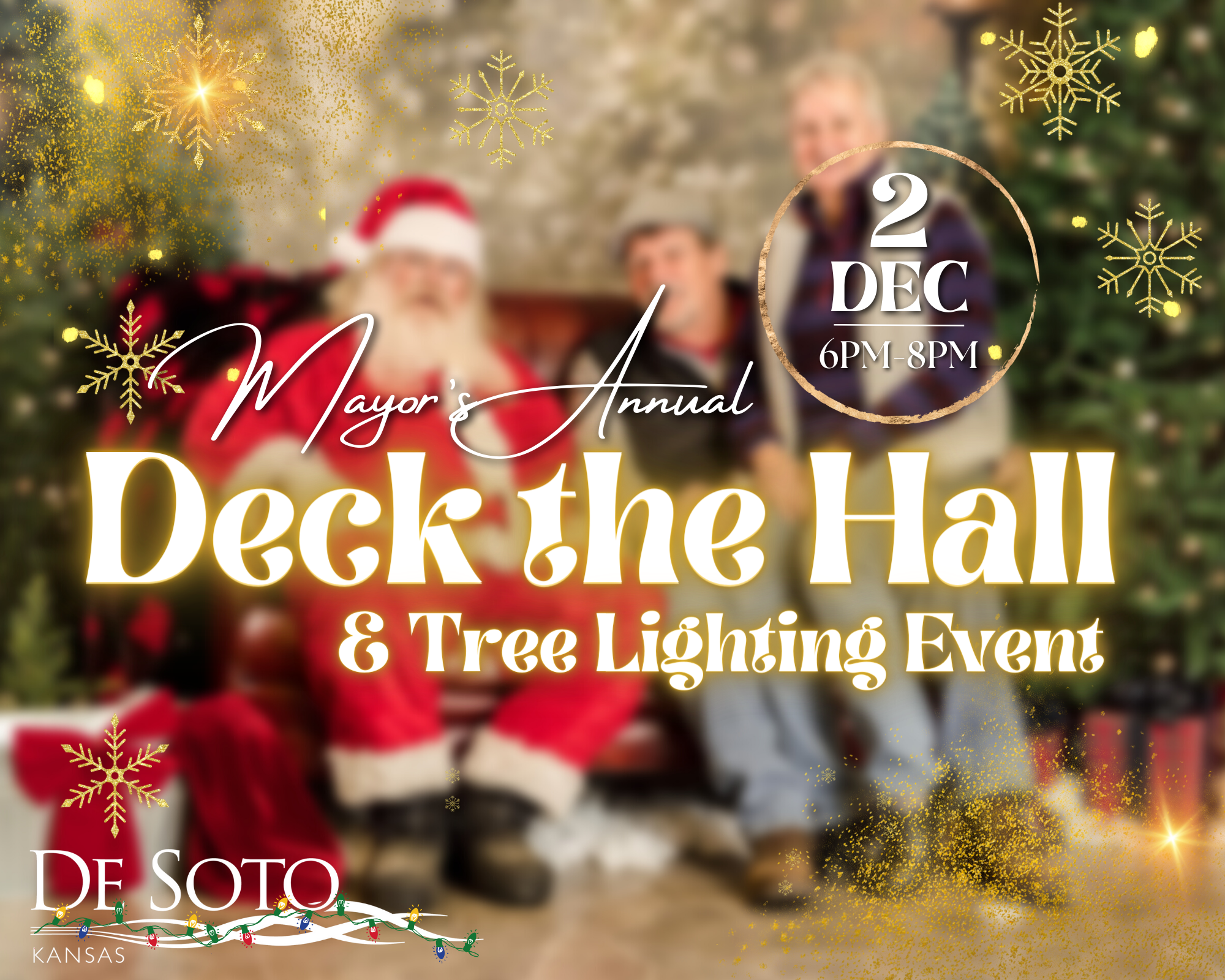 Mayors Deck the Hall Tree Lighting 2023