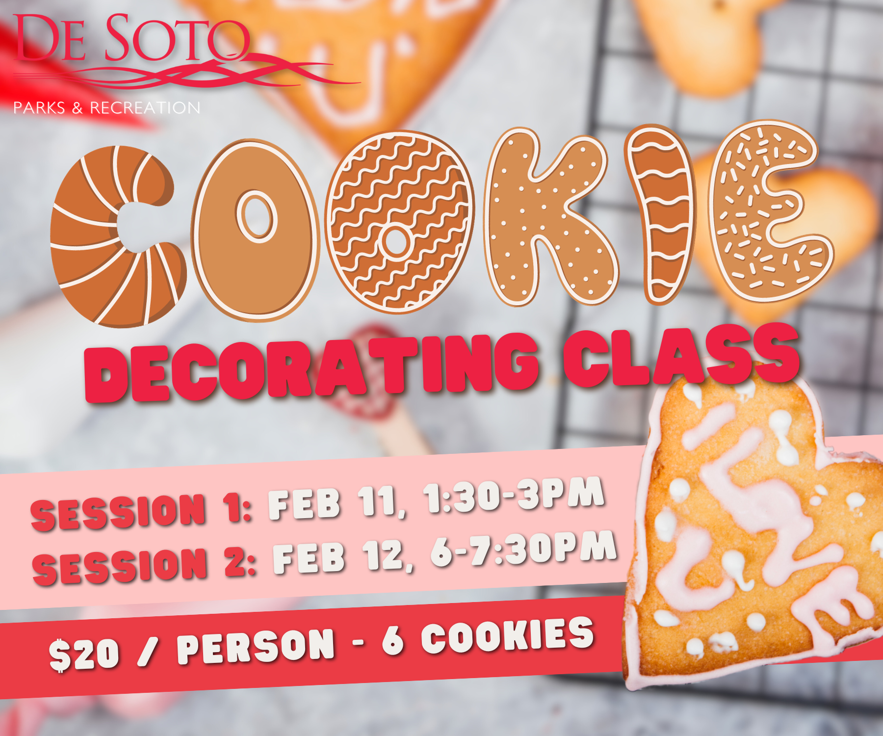 Cookie Decorating - Valentines Day