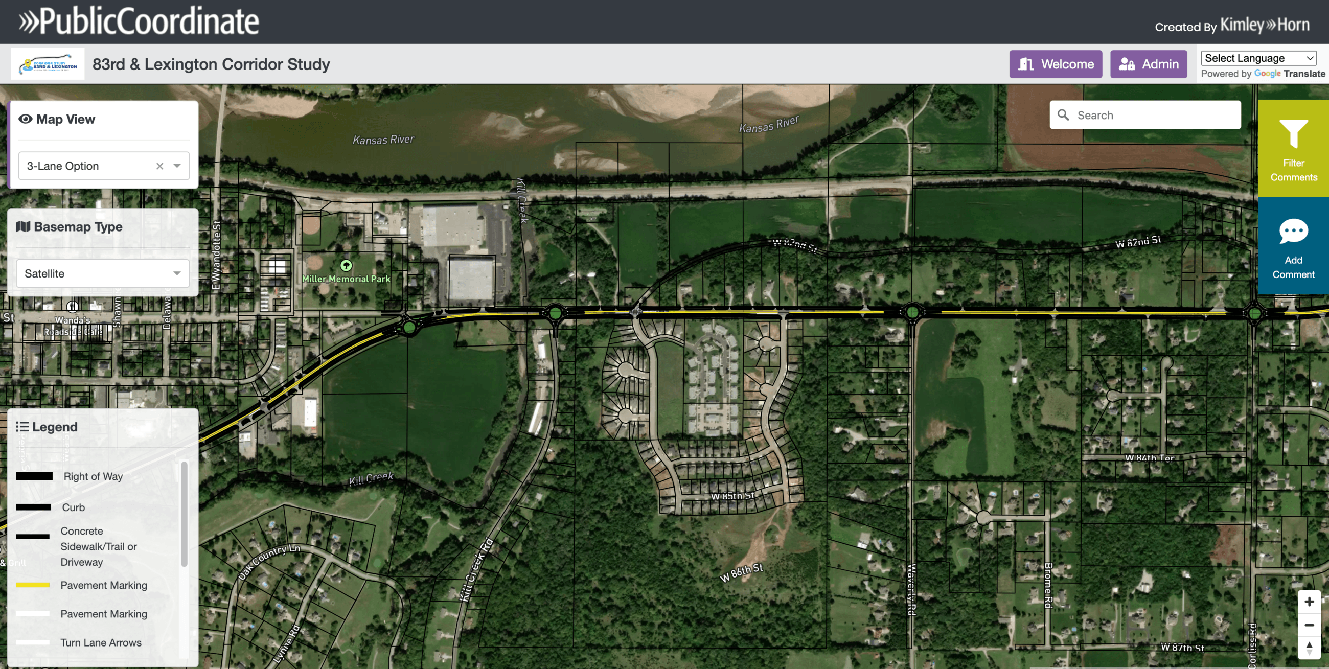 83rd interactive map