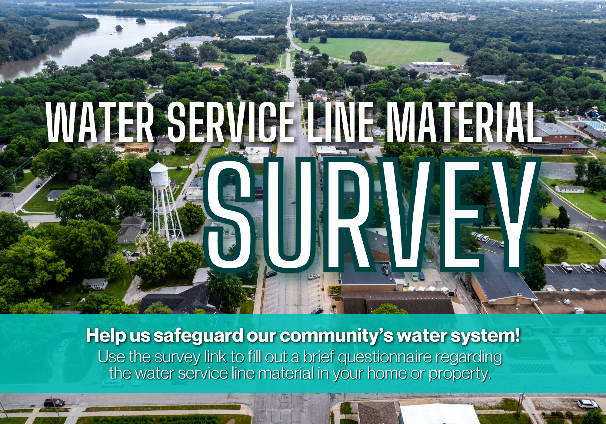 Water Service Line Social Graphic