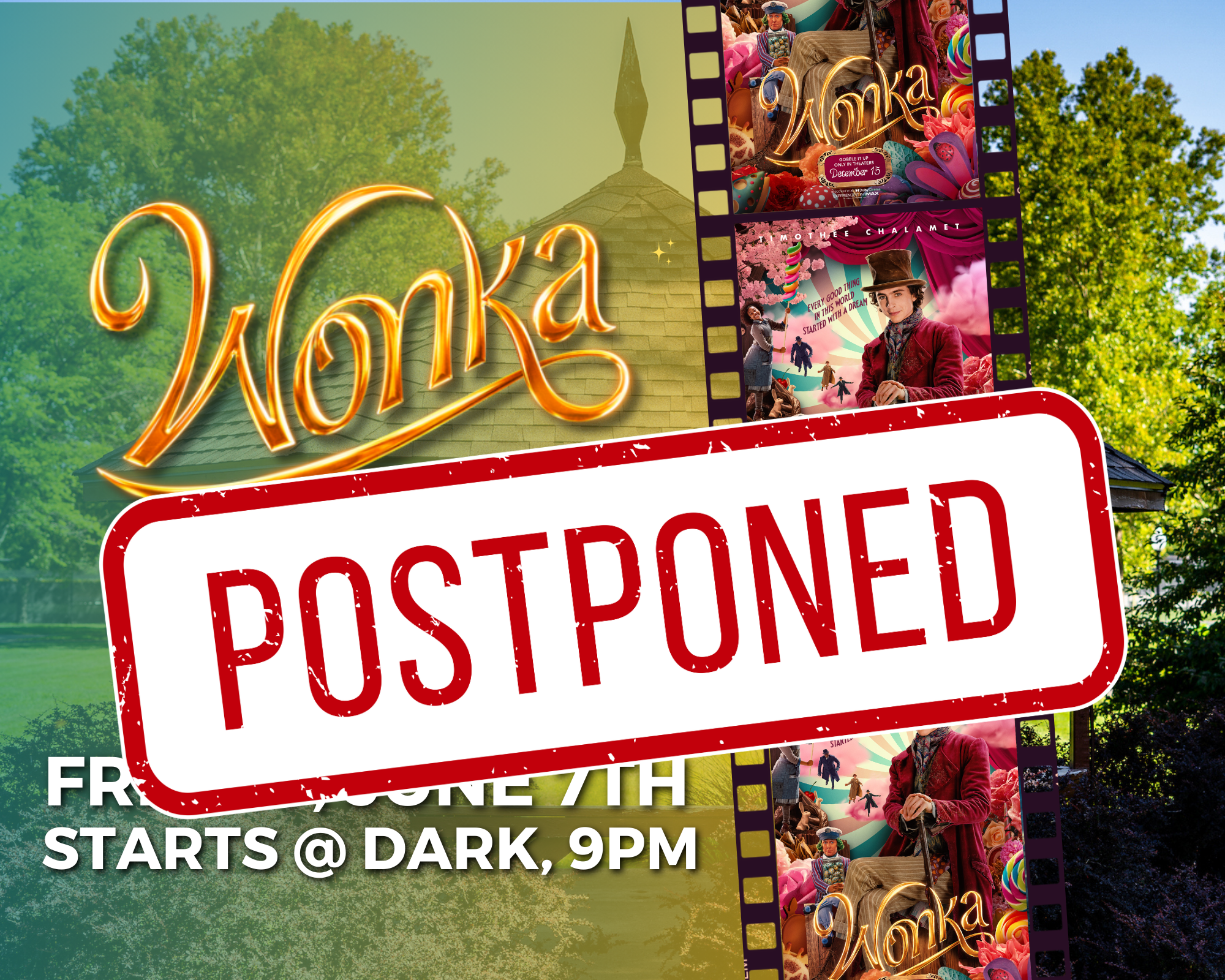 2024 Movie in the Park postponed