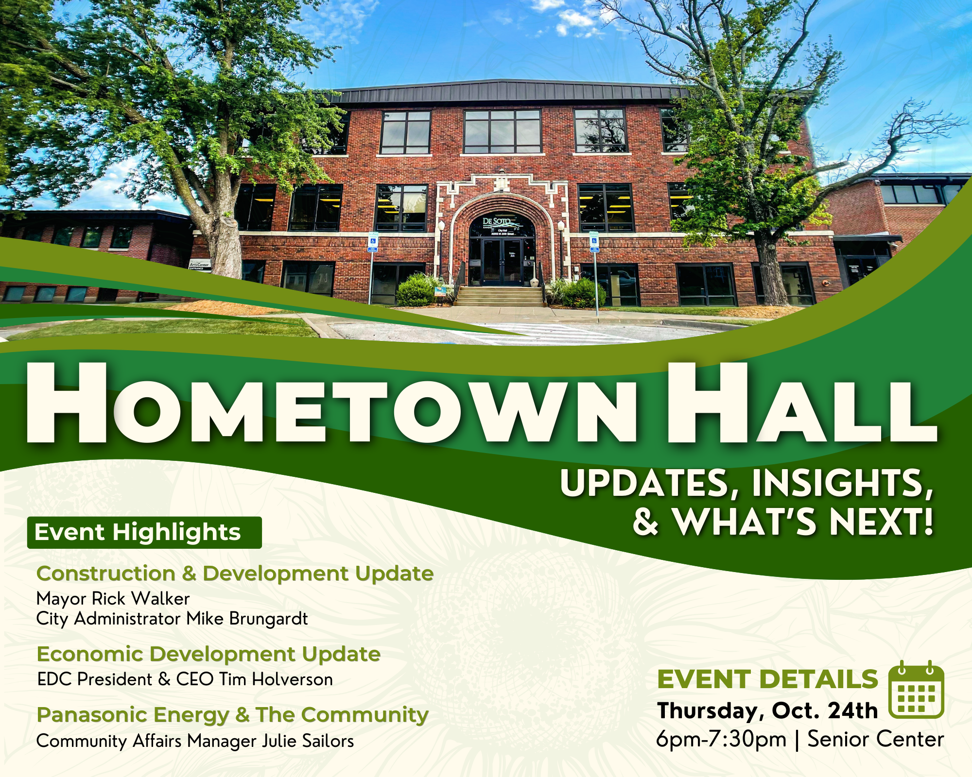 Hometown Hall Graphic