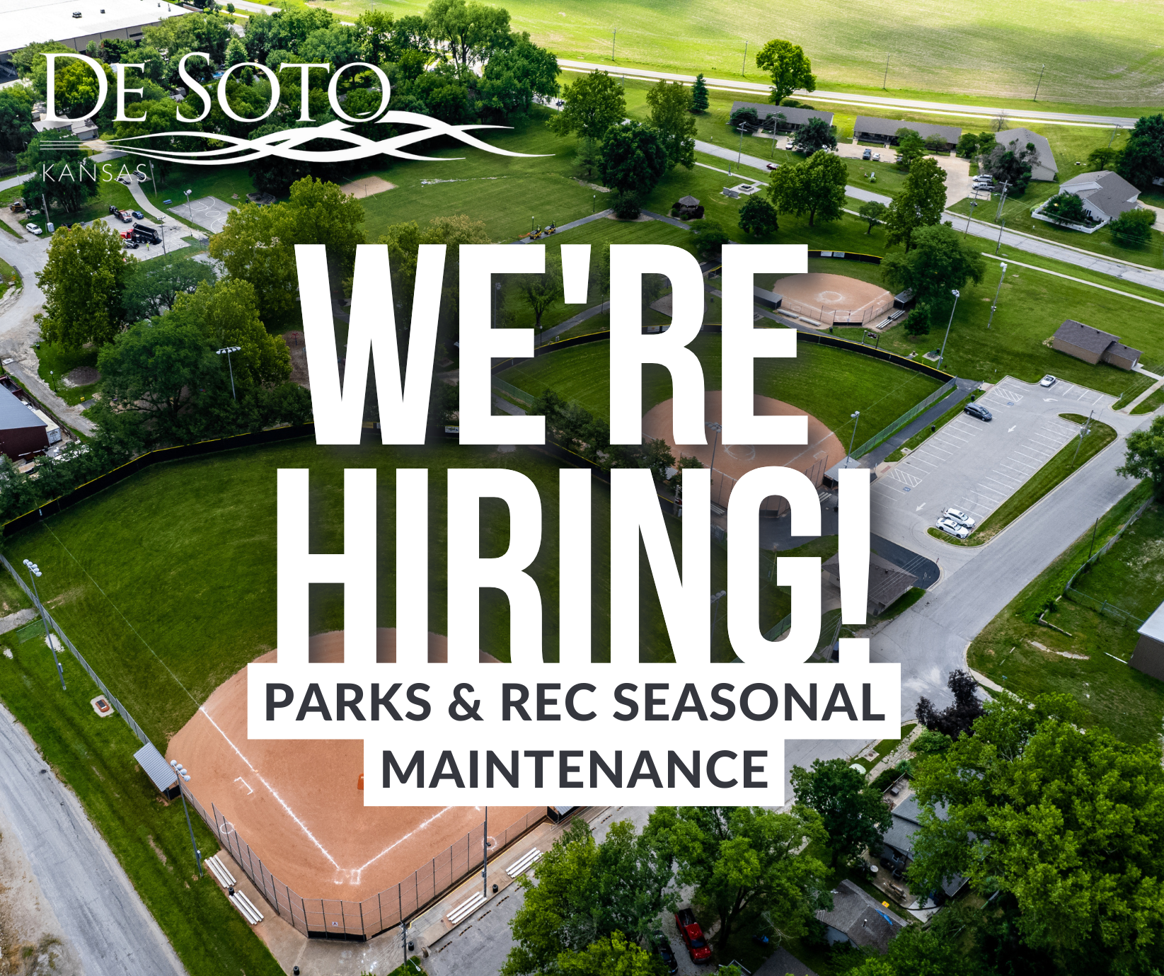 Were Hiring - Parks and Rec Seasonal