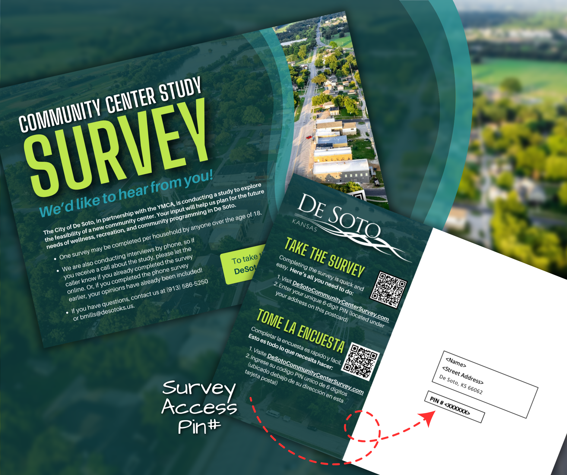 Community Center Study Mailer Graphic