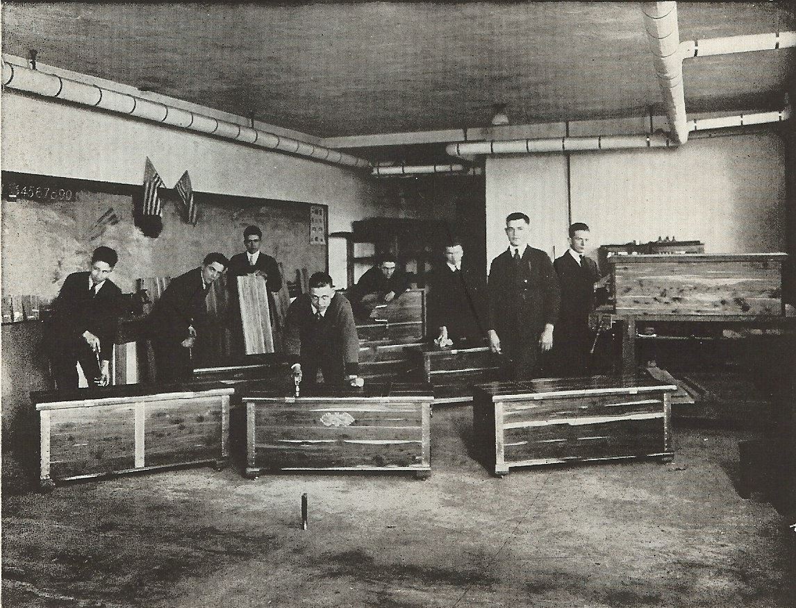 1920 Woodworking shop