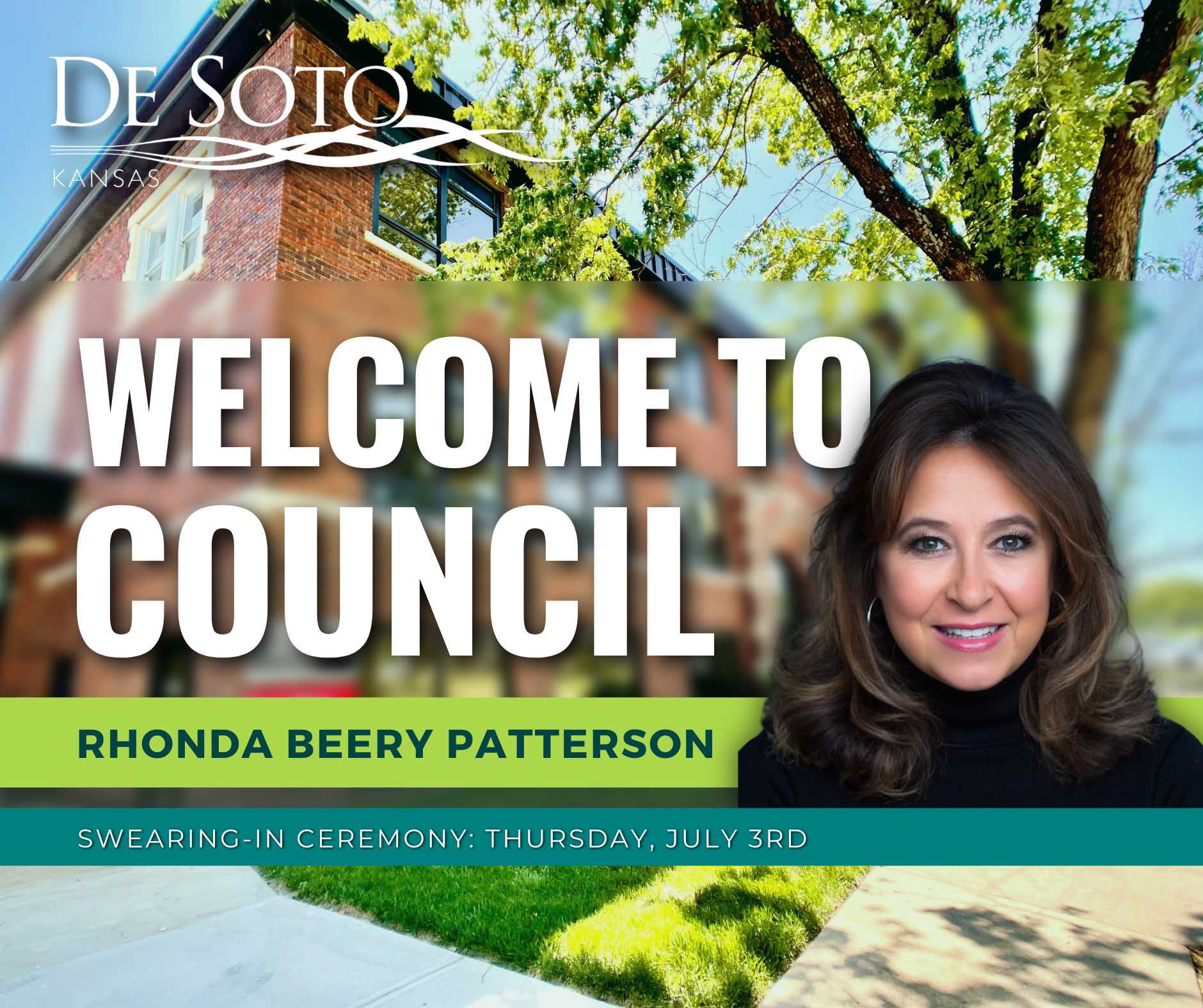 Welcome Council Member Patterson