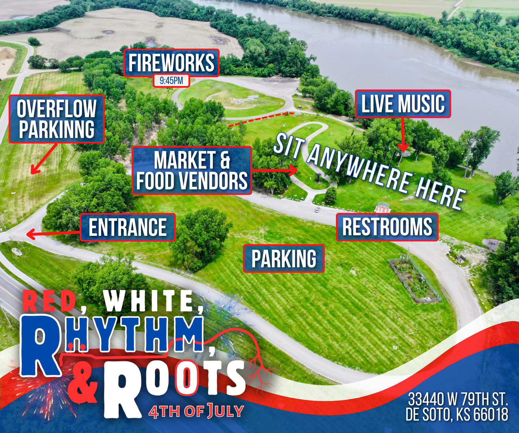 4th of July Park Layout 2025