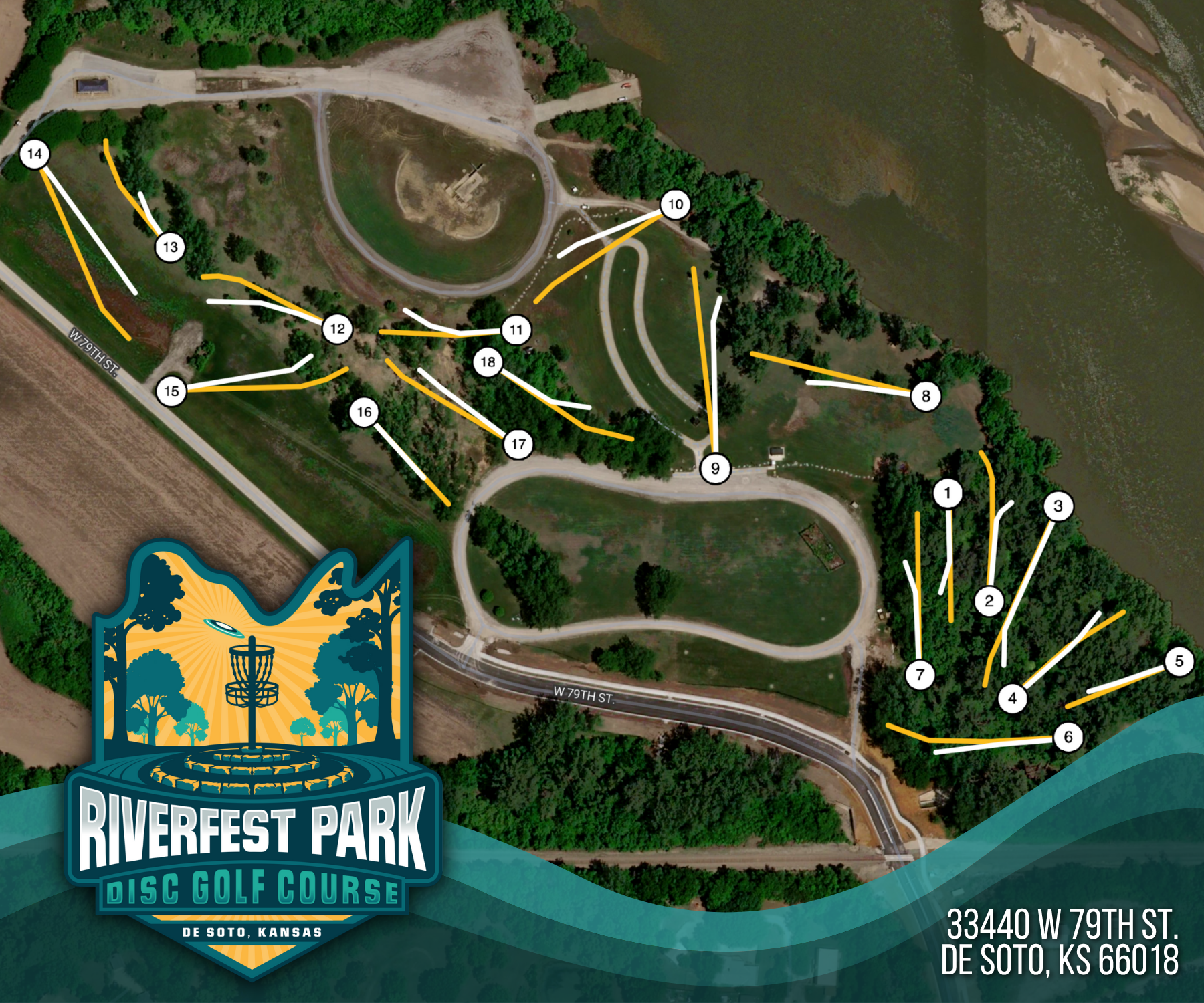 Disc Golf Course Map