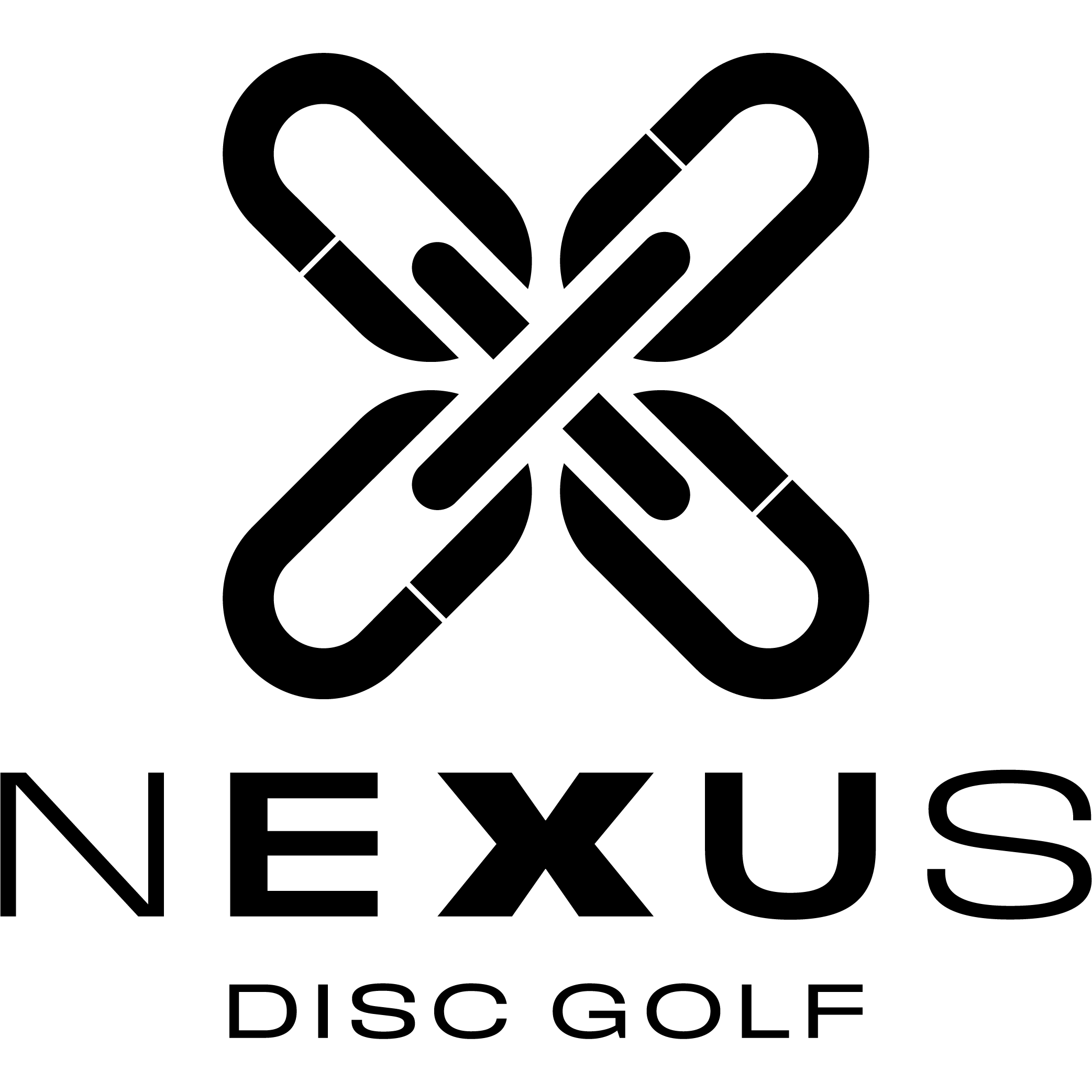 Nexus Disc Golf Logo - Black