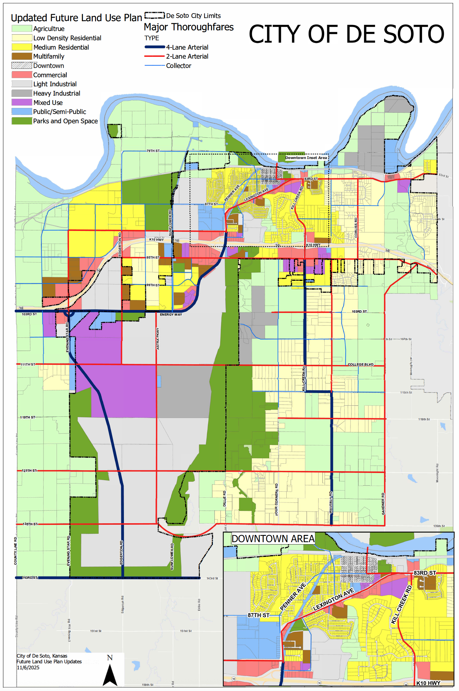 Adopted Future Land Use Map 2025