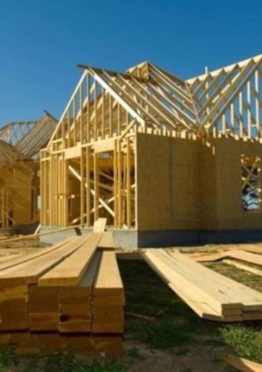 A home under construction