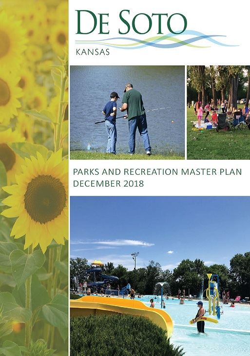 Cover of Park Master Plan showing images of recreation activities
