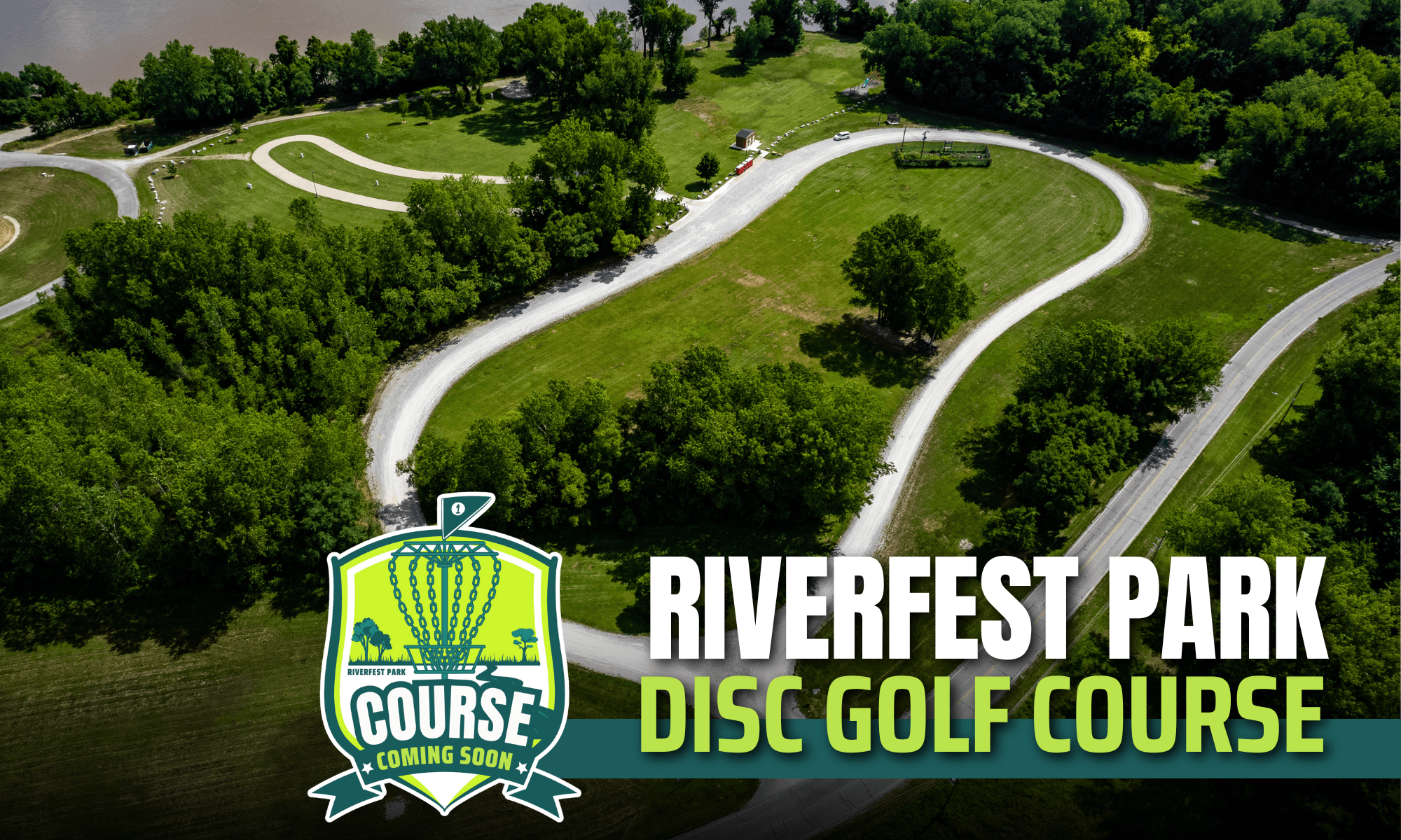 Riverfest Park Disc Golf Graphic